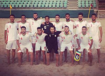 سفر تیم ملی فوتبال ساحلی به دبی برای حضور در جام بین قاره ای