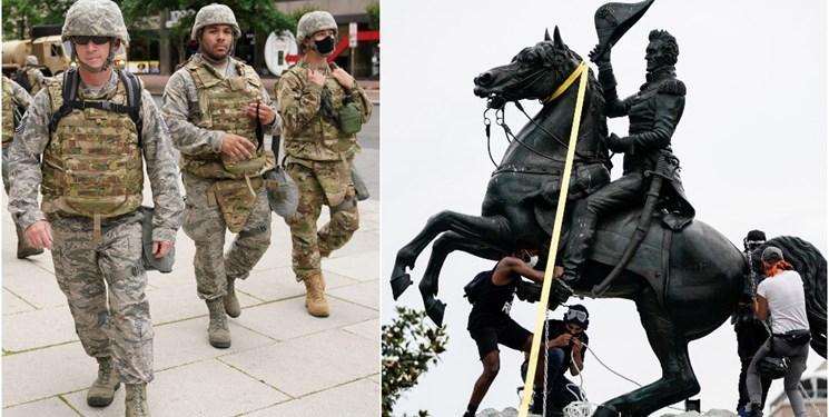 صدها نیروی گارد ملی آمریکا در واشنگتن به حالت آماده باش درآمدند